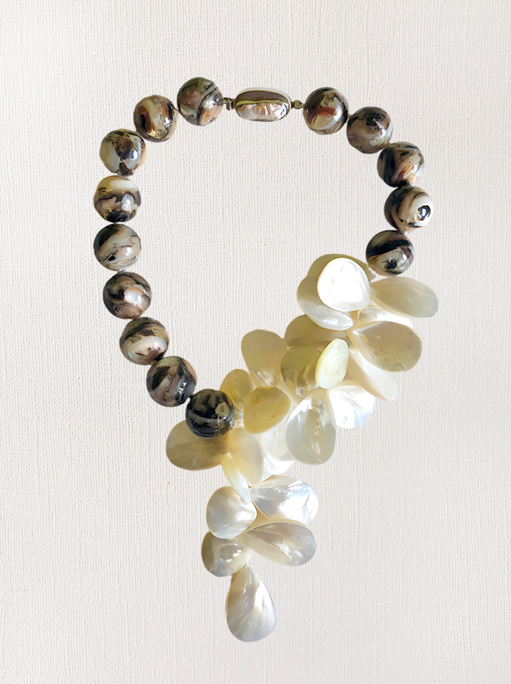 Mother-of-Pearl Signature Strands Necklace